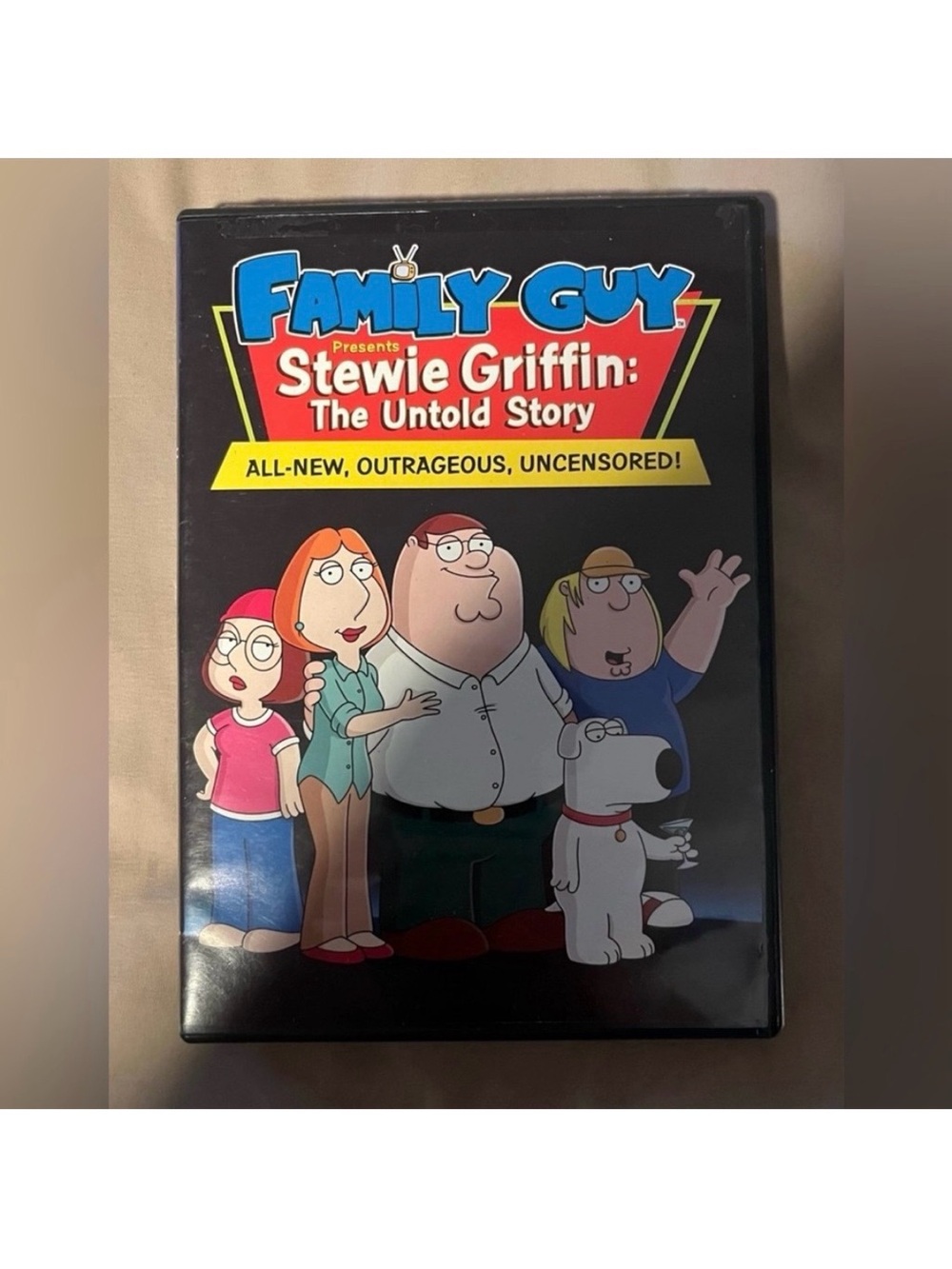 Family Guy DVD Video Stewie Griffin: The Untold Story 2005 Uncensored WORKS FINE